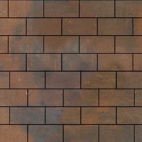 Брусчатка Steinrus Прямоугольник Color Mix 40 мм