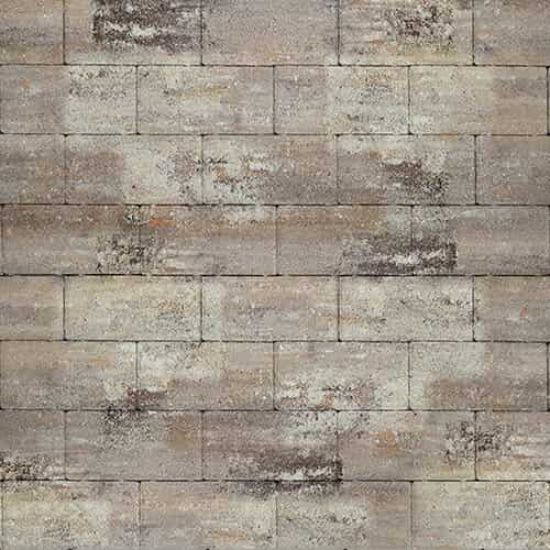Брусчатка Steinrus Прямоугольник Color Mix 60 мм