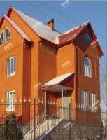 Облицовочный кирпич Железногорский Евро 0,5 НФ Красный гладкий